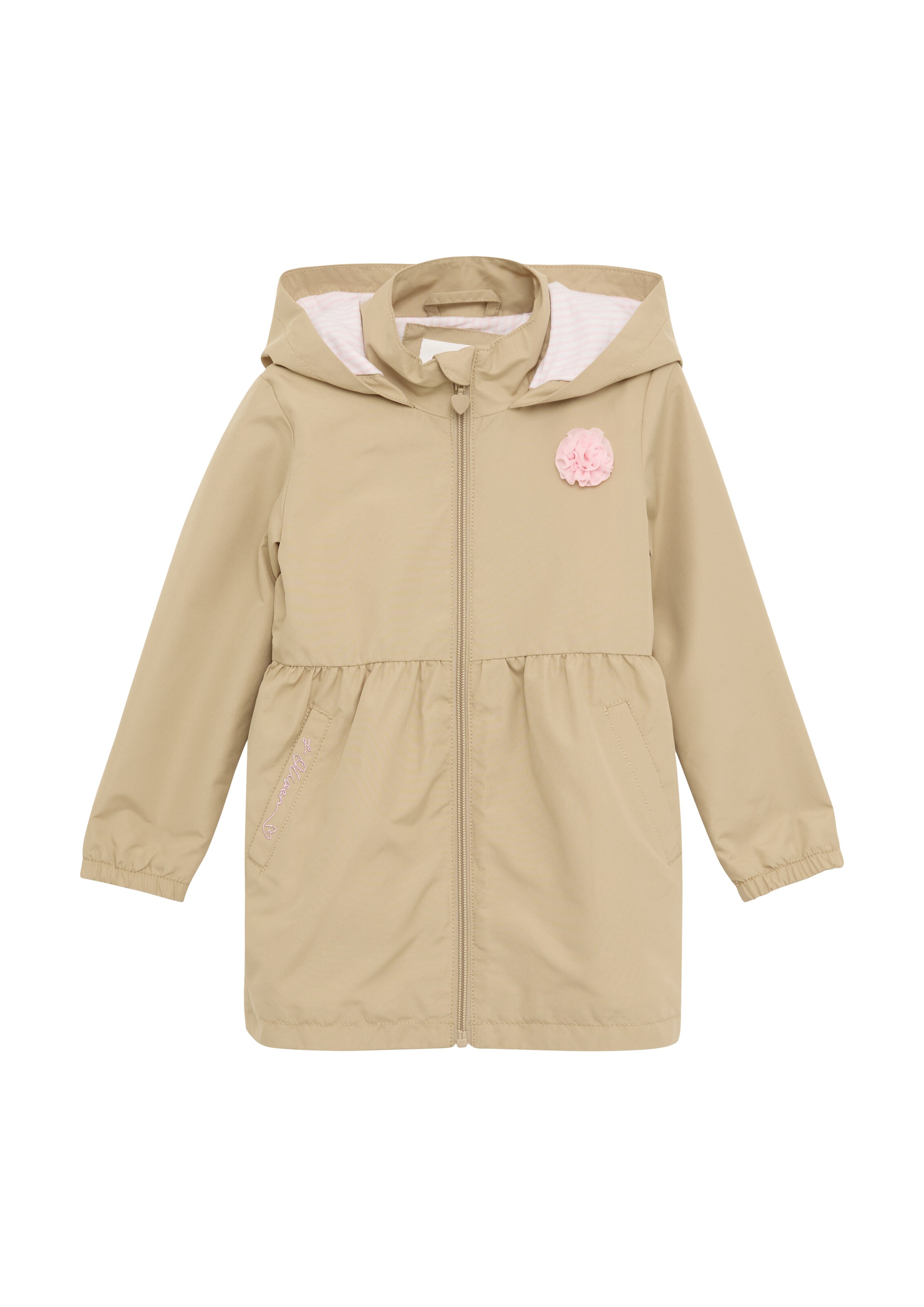 s.Oliver Mantel in Beige: Vorderseite