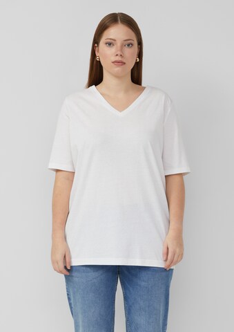 QS T-Shirt in Weiß: Vorderseite