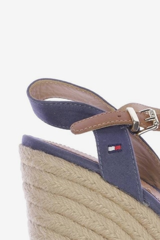 TOMMY HILFIGER Sandalen 40 in Blau