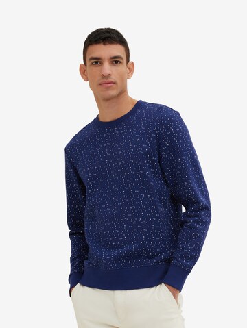 TOM TAILOR Sweatshirt in Blue