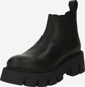 Copenhagen Chelsea boots i svart: framsida