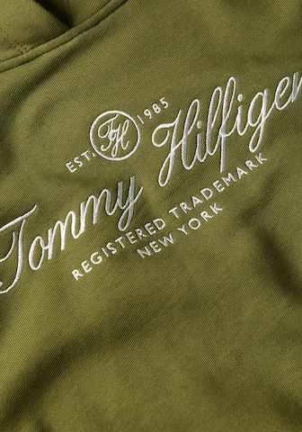 TOMMY HILFIGER Sweatshirt in Grün