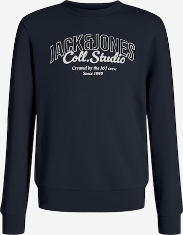 Sweat 'JJMAKOTO' Jack & Jones Junior en bleu : devant