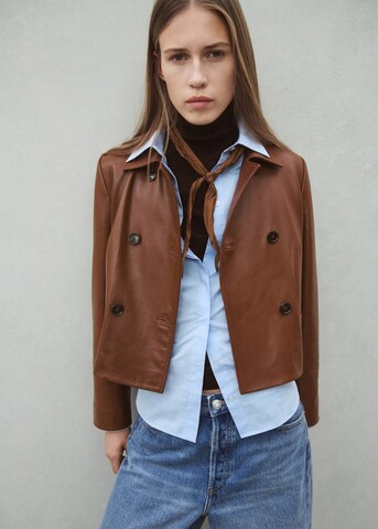 MANGO Between-Season Jacket 'Stela' in Brown: front