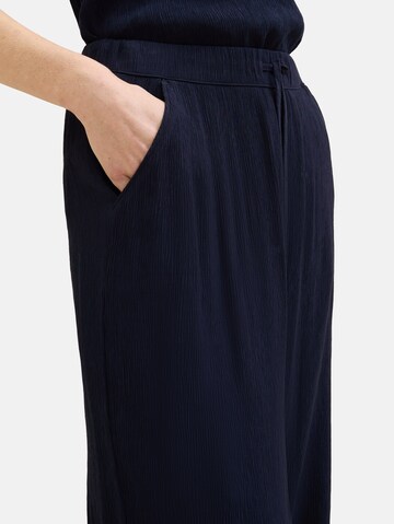 TOM TAILOR Loose fit Pants in Blue