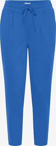 ICHITapered Hlače s naborima 'IHKATE' - plava boja: prednji dio