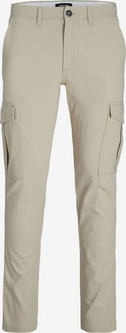 JACK & JONES - Pantalón cargo en beige: frente