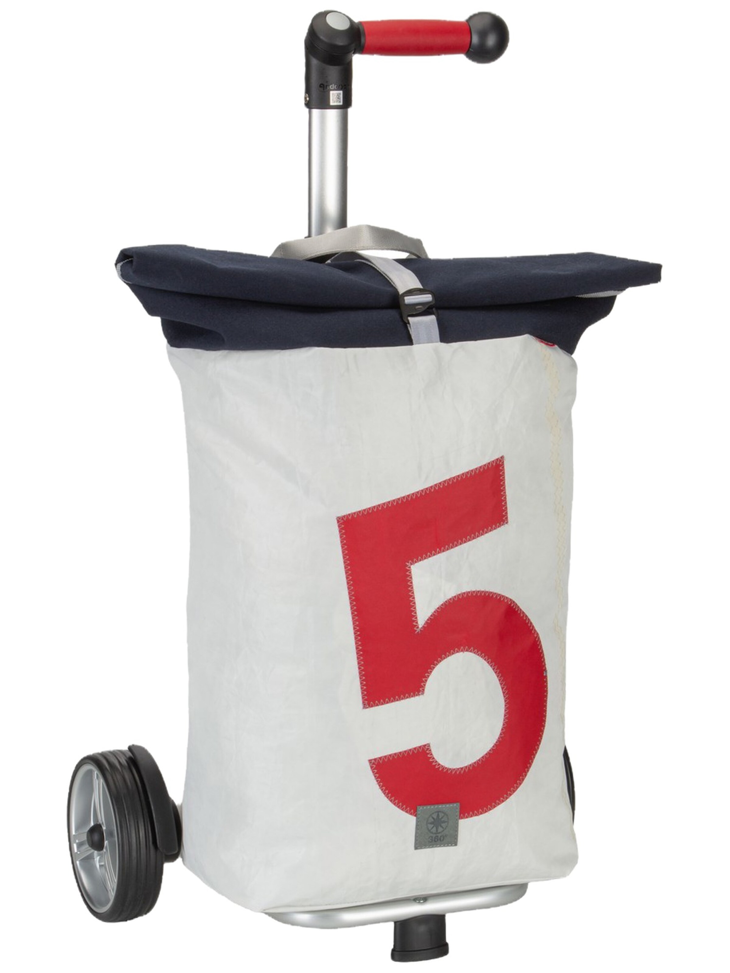 360 Grad Cart ' Steg ' in White: front
