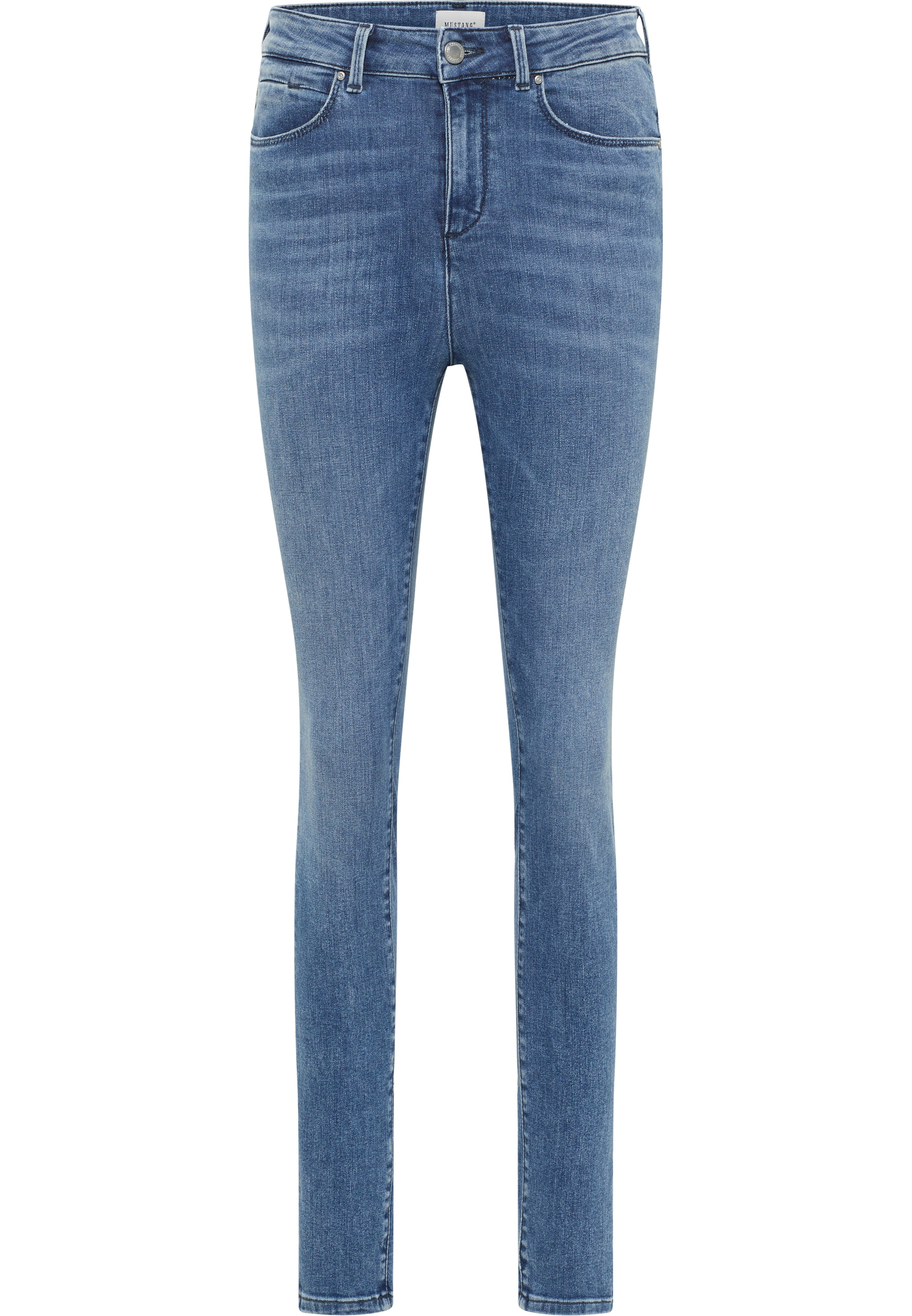 MUSTANG Skinny Jeans ' Georgia ' in Blue: front