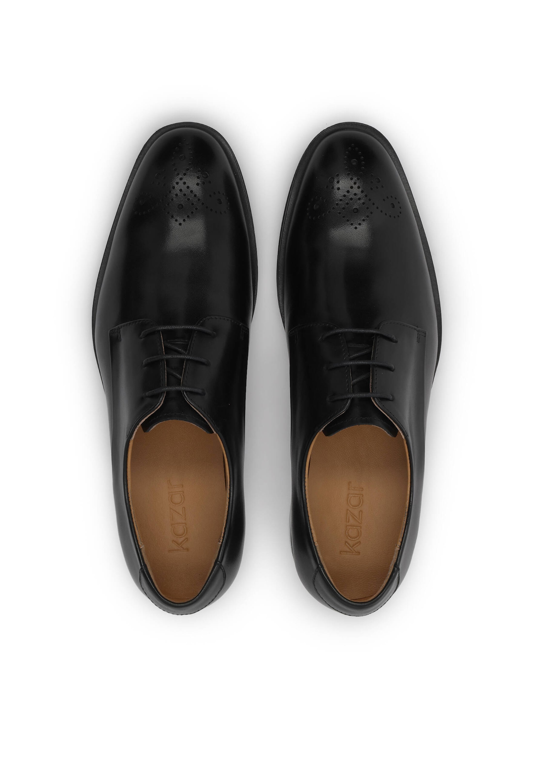 Kazar Lace-Up Shoes in Black