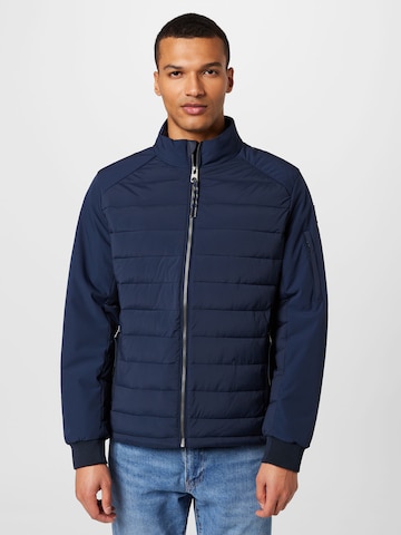 FYNCH-HATTON Between-Season Jacket in Blue: front