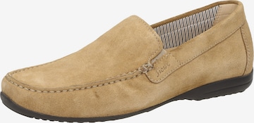 SIOUX Instappers in Beige: voorkant