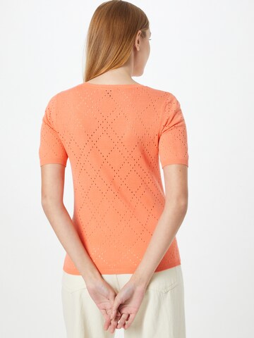 ESPRIT Pullover 'Pointelle' in Orange