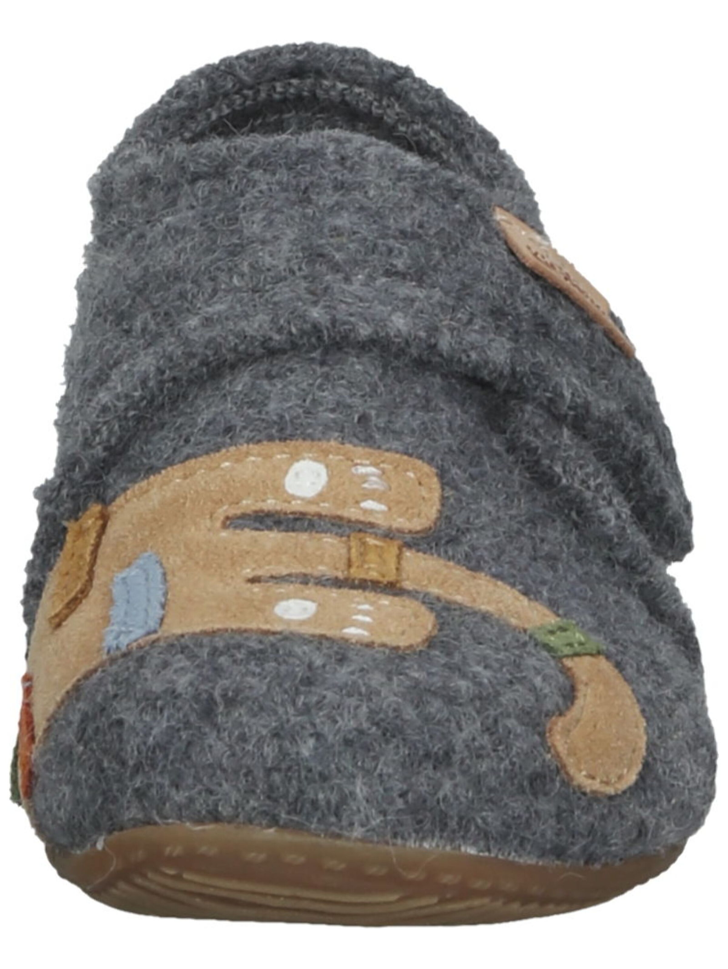 Pantoufle 'Tiger' Living Kitzbühel en gris