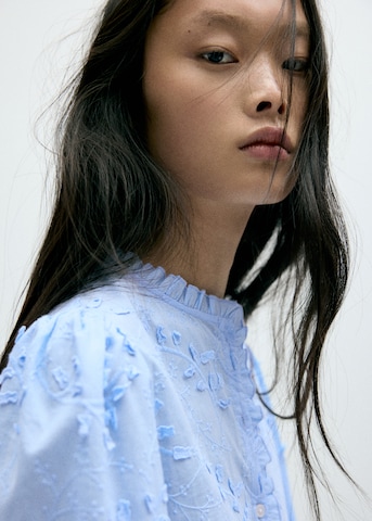 MANGO Blouse 'FRESITA' in Blauw