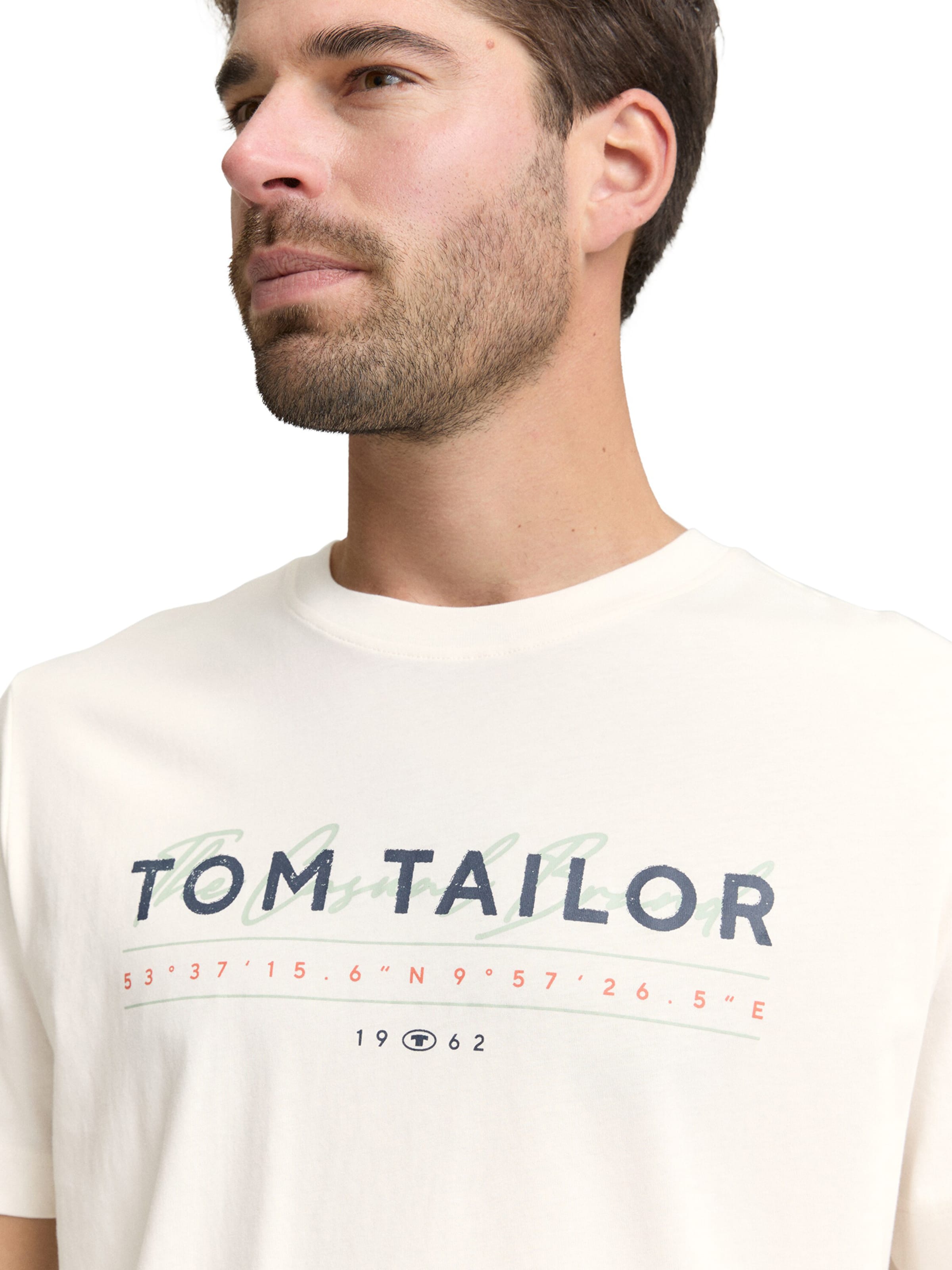 TOM TAILOR - Camiseta en blanco