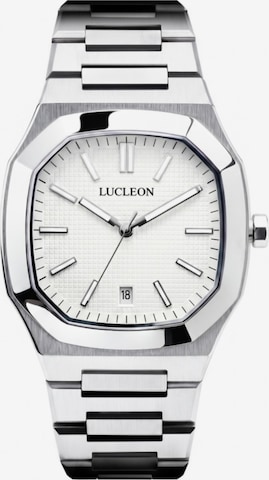 Lucleon Analog Watch 'Vector' in White: front
