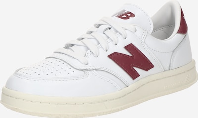 Sportbačiai be auliuko 'T500' iš new balance, spalva – burgundiško vyno spalva / balta, Prekių apžvalga