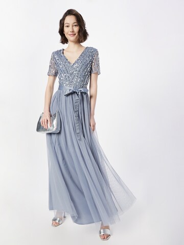 Maya Deluxe Evening Dress in Blue