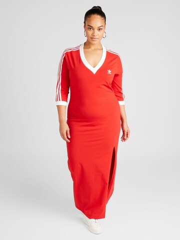 ADIDAS ORIGINALS Kleid 'Adicolor' in Rot: predná strana