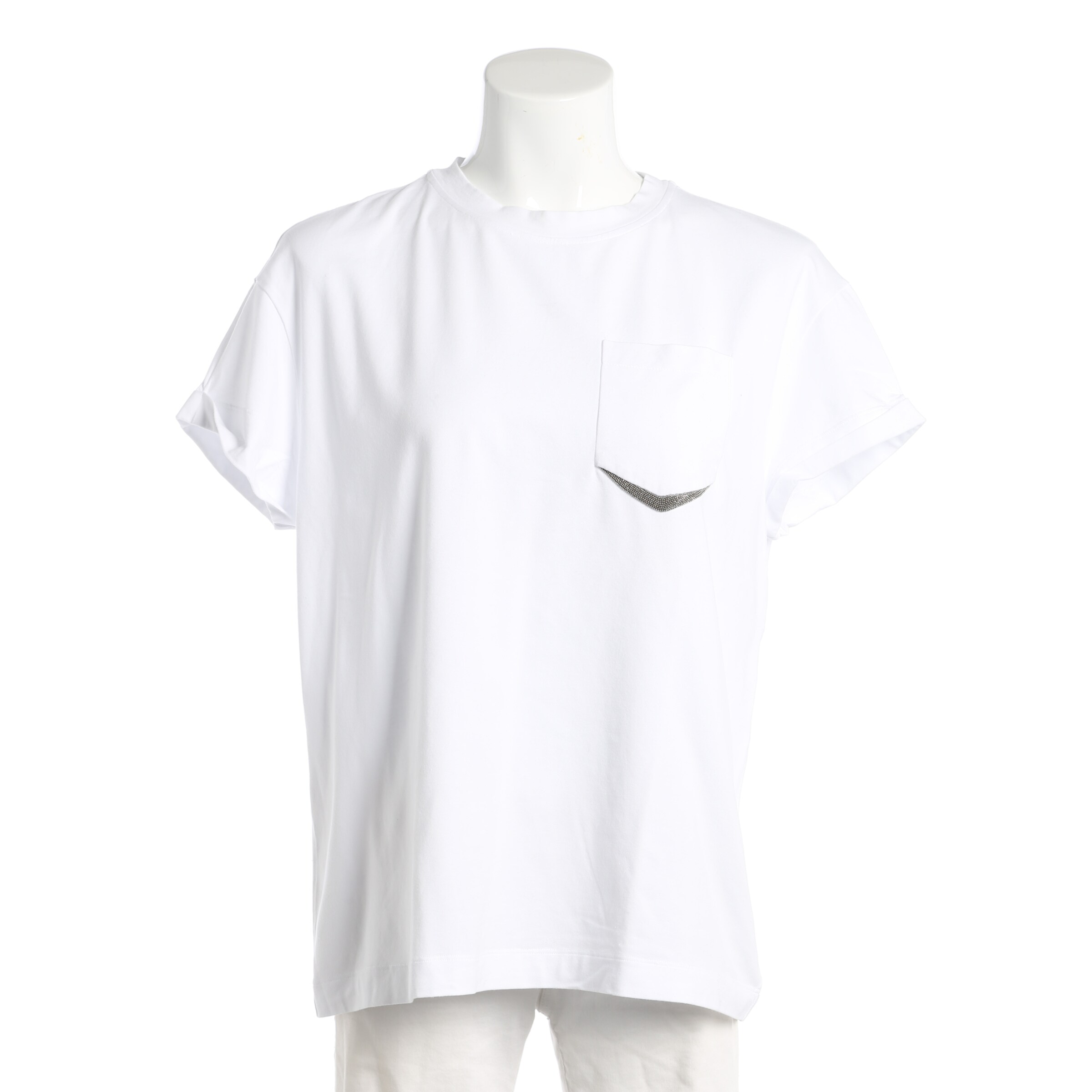 Brunello Cucinelli Top & Shirt in XL in White, Item view