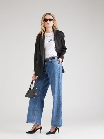 KARL LAGERFELD JEANS Wide Leg Jeans in Blau