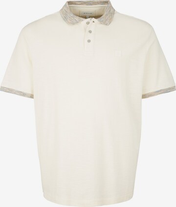 TOM TAILOR Men + T-shirt i beige: framsida