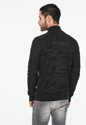 Street One MEN Strickjacke in Schwarz