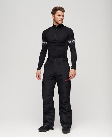 Superdry Regular Workout Pants in Black