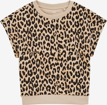 smėlio WE Fashion Megztinis be užsegimo: priekis