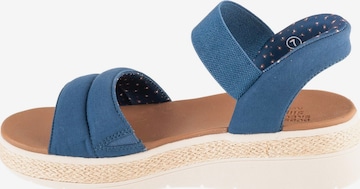 SKECHERS Sandale 'BOBS Sun Ray' in Blau: Vorderseite