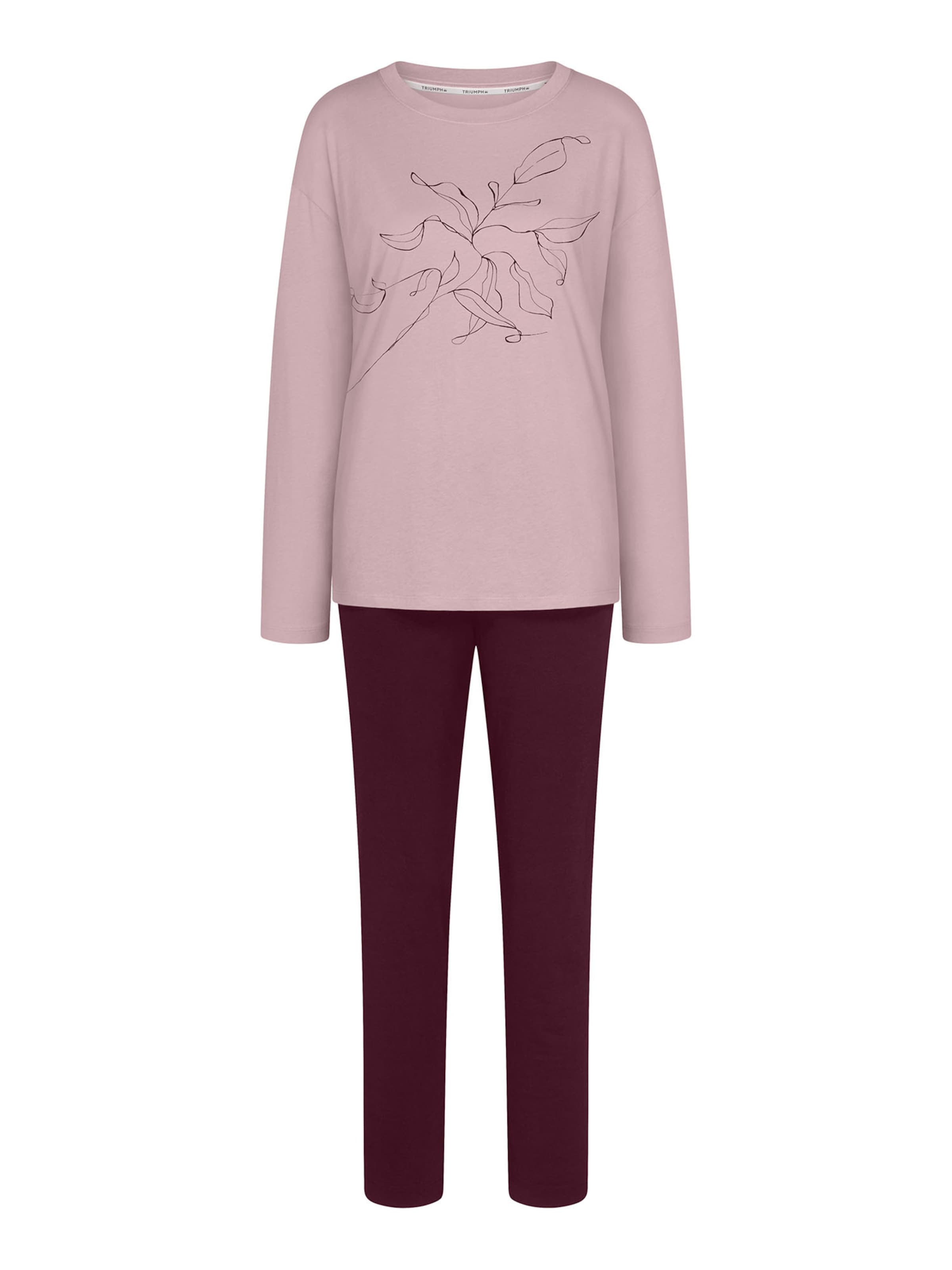 Pyjama ' Red Label Sets Good ' TRIUMPH en rose : devant