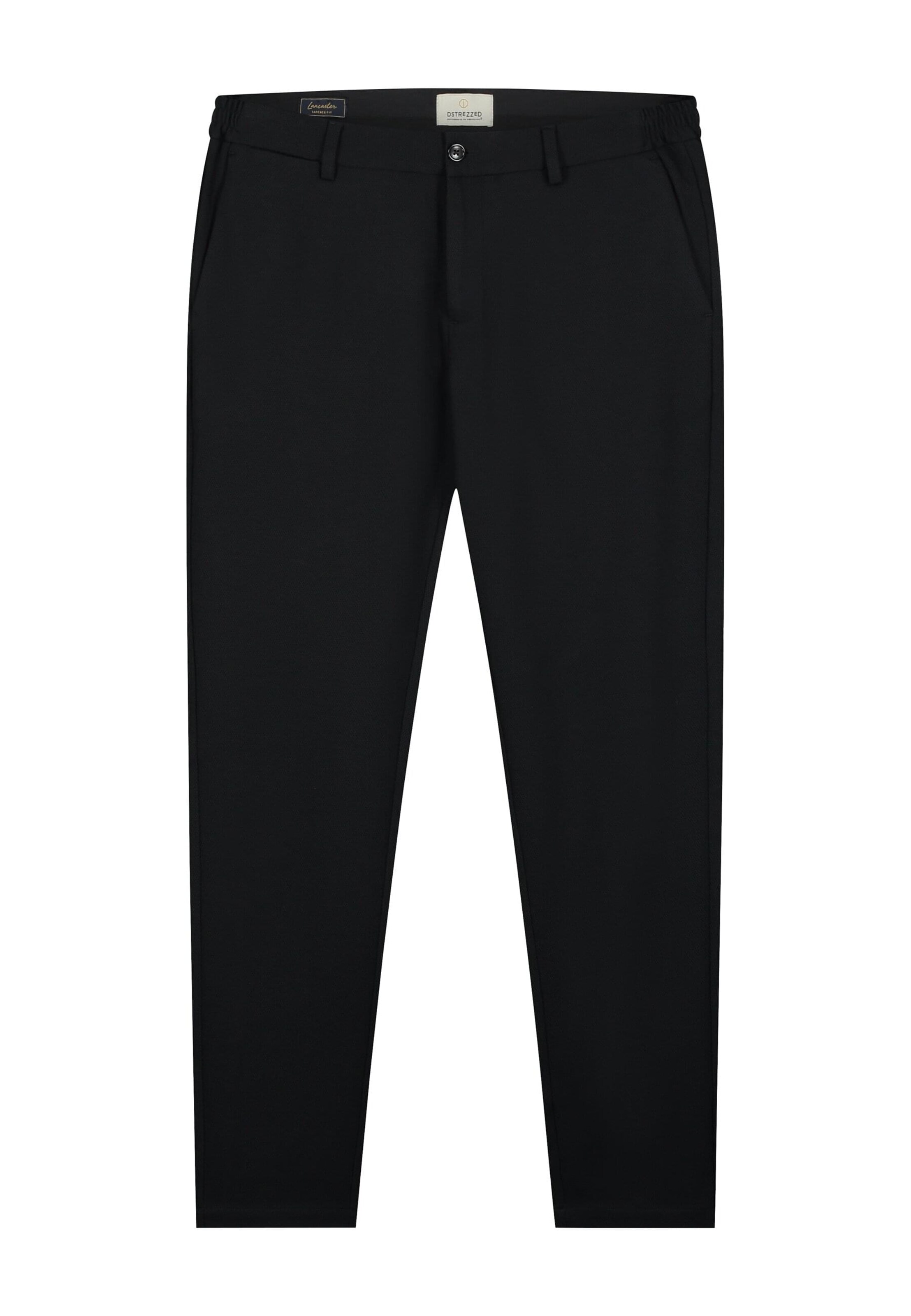 Dstrezzed Normální Chino kalhoty 'Lancaster' – černá: přední strana