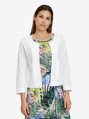 Betty Barclay Knit Cardigan in White: front