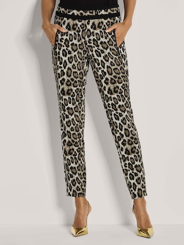 Coupe slim Pantalon MADELEINE en noir : devant