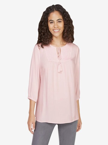 Linea Tesini by heine Blouse in Roze: voorkant