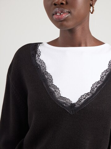 ABOUT YOU Pulóver 'Iliana' - fekete