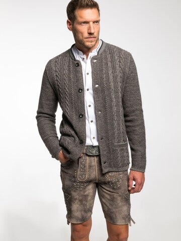 SPIETH & WENSKY Gebreid vest 'Esteban' in Grijs