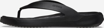 Crocs T-Bar Sandals ' Flip' in Black: front