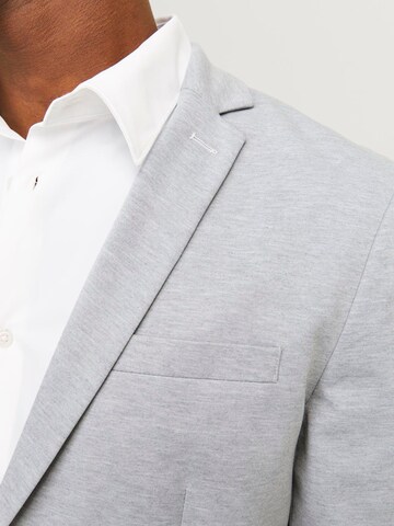 Coupe slim Veste de costume 'JONES' JACK & JONES en gris