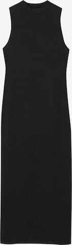 Pull&BearPletena haljina - crna boja: prednji dio