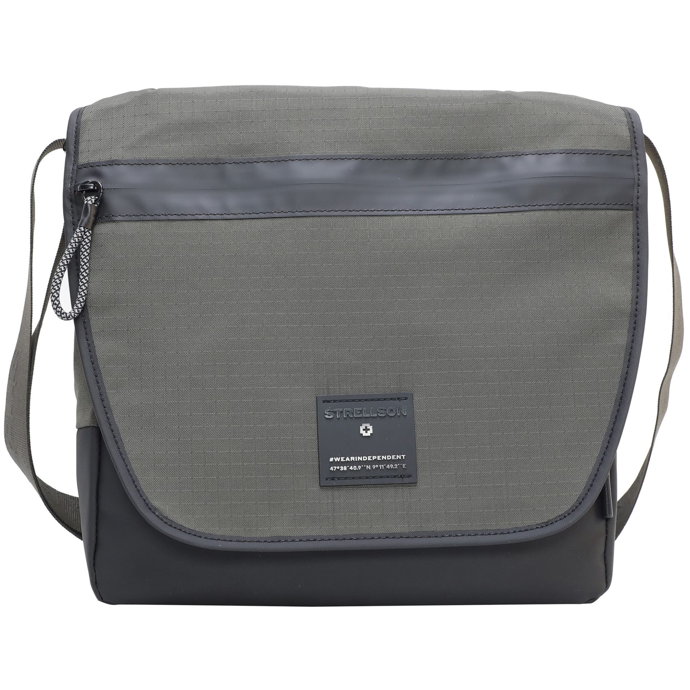 STRELLSON Torba na ramię 'Northwood Rs Dorian' w kolorze zielony: przód