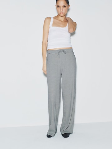 Wide Leg Pantalon The Set en bleu