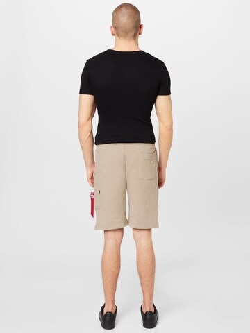 ALPHA INDUSTRIES Regular Shorts in Beige