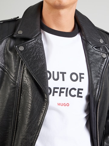 HUGO Tričko 'Doffice' - Biela