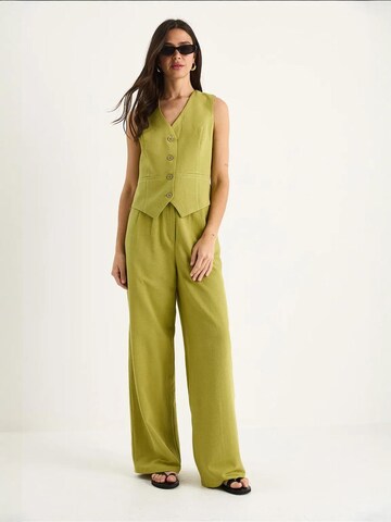 Bianco Lucci - Calças de fato em verde