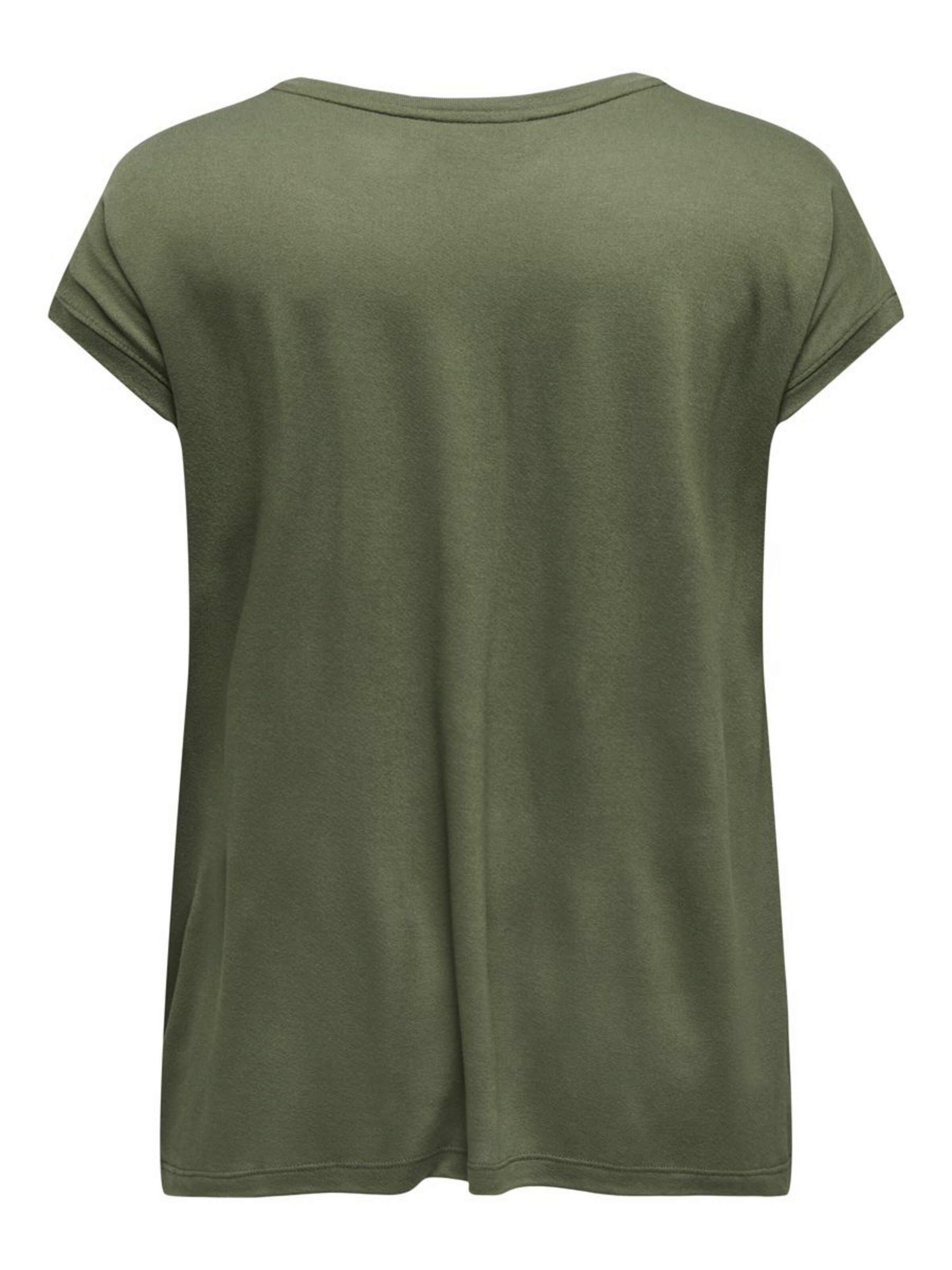 ONLY Carmakoma Тениска 'CARFLAKE' в зелено