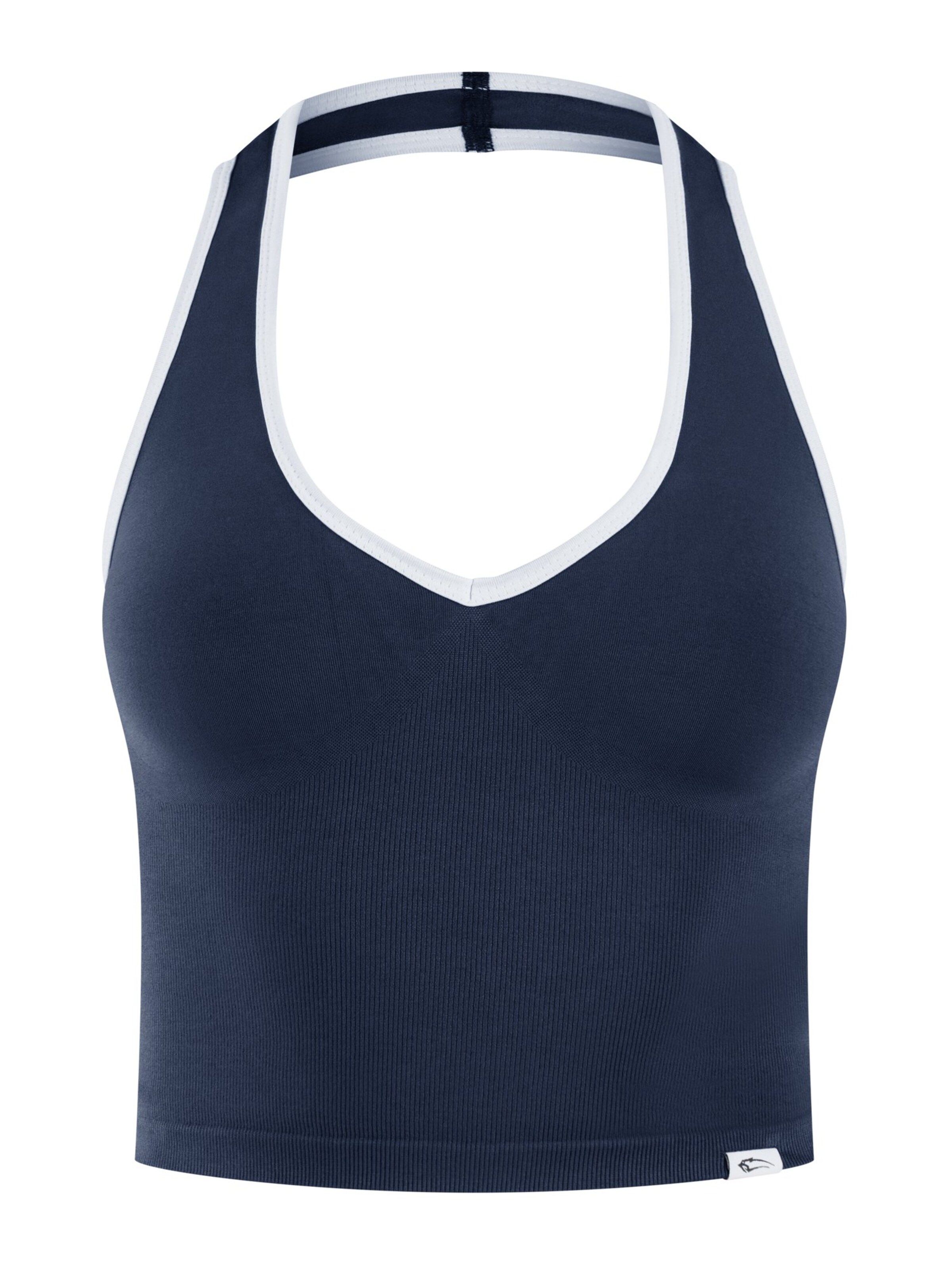 Smilodox Sporttop in Blauw: voorkant