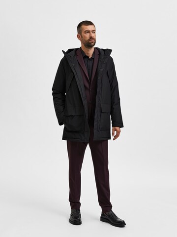 SELECTED HOMME Between-Season Jacket 'Hector' in Black