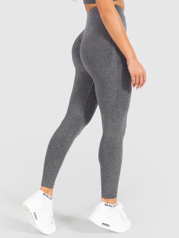 Smilodox Skinny Sporthose 'Amaze Scrunch' in Grau